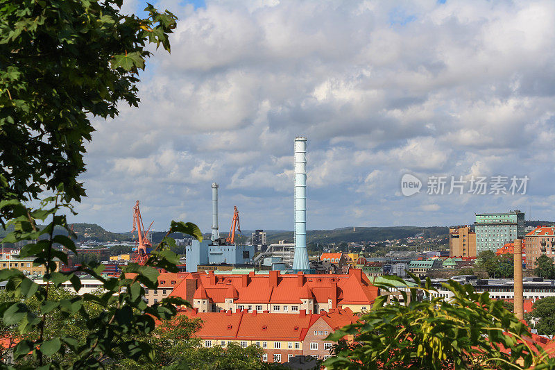 Skansen Kronan 2号天文台-哥德堡的景色